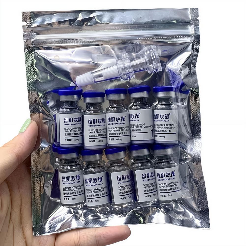 Epidermal Growth Factor - GHK-CU Медный лиофилизированный порошок: набор для
