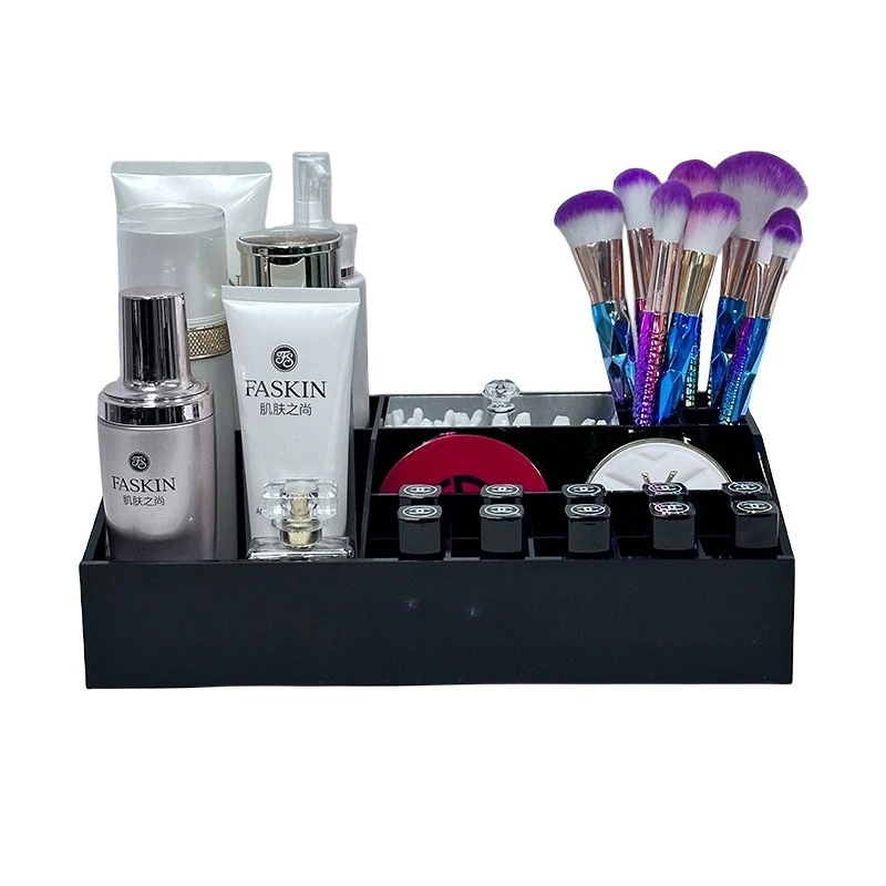 Luxury Skincare Tools - Многофункциональный органайзер для косметики: настольная полка-ящик