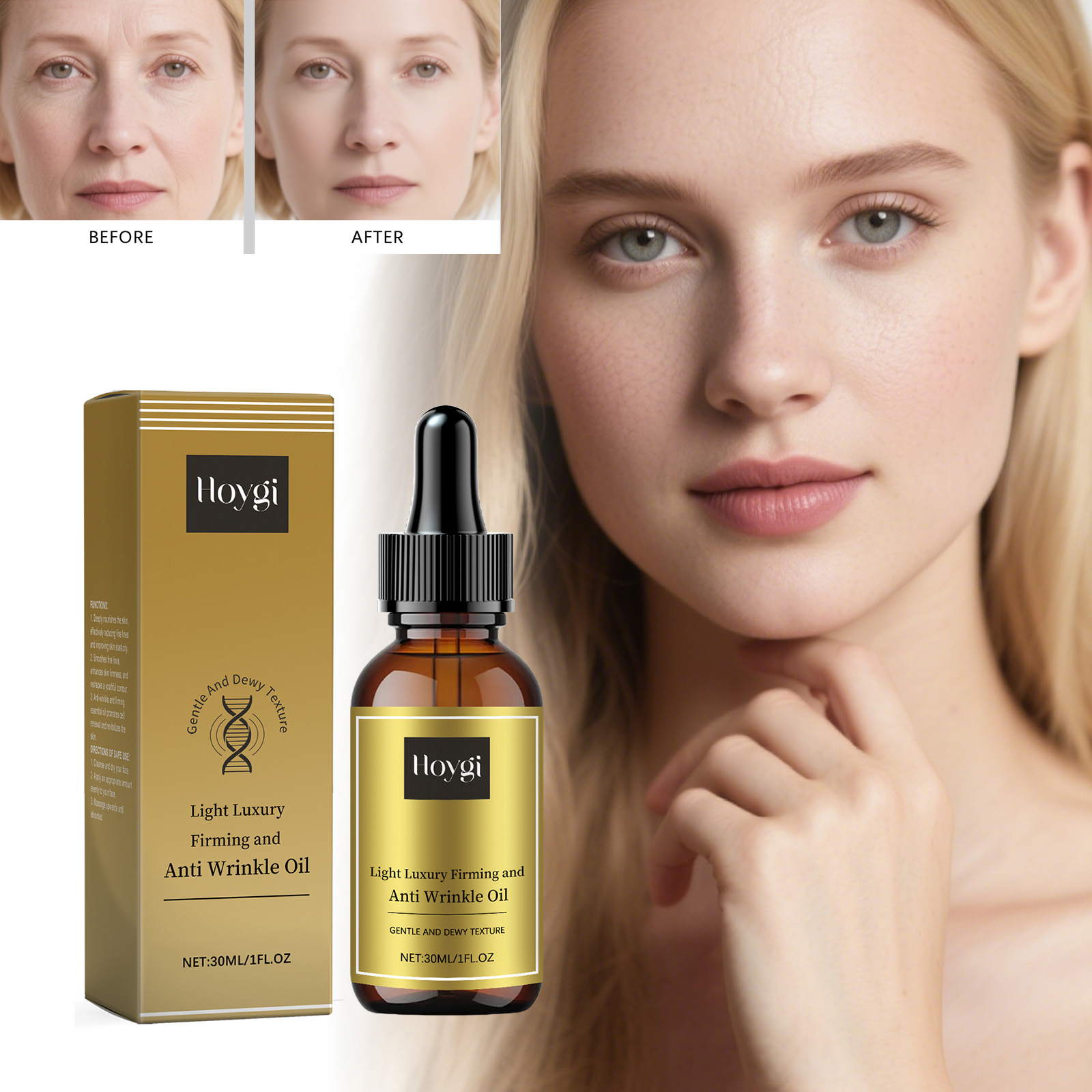 Luxury Skincare Makeup - Укрепляющее масло для ухода за лицом,