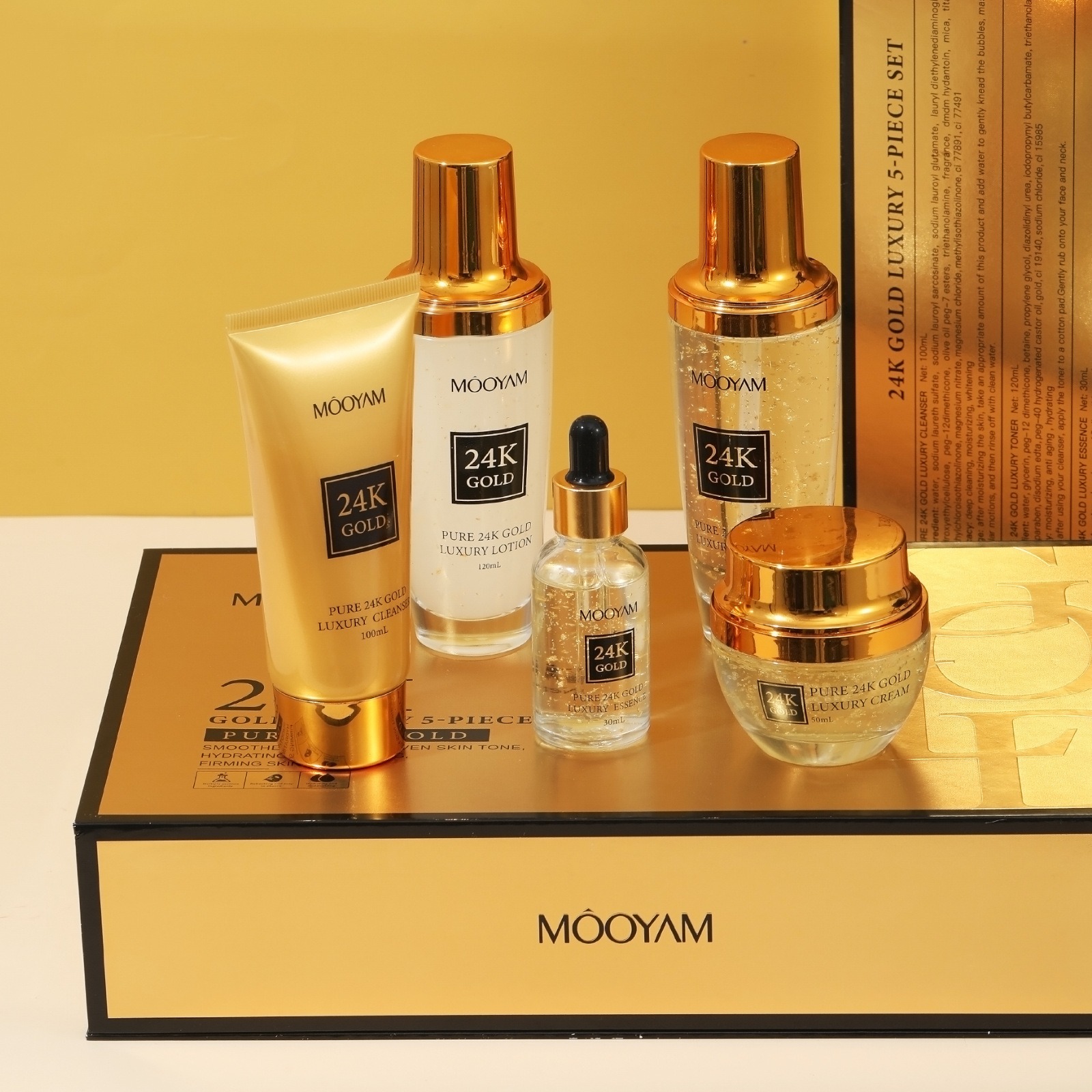 24-каратное золото, роскошный  – обзор и цена Luxury Skincare Line