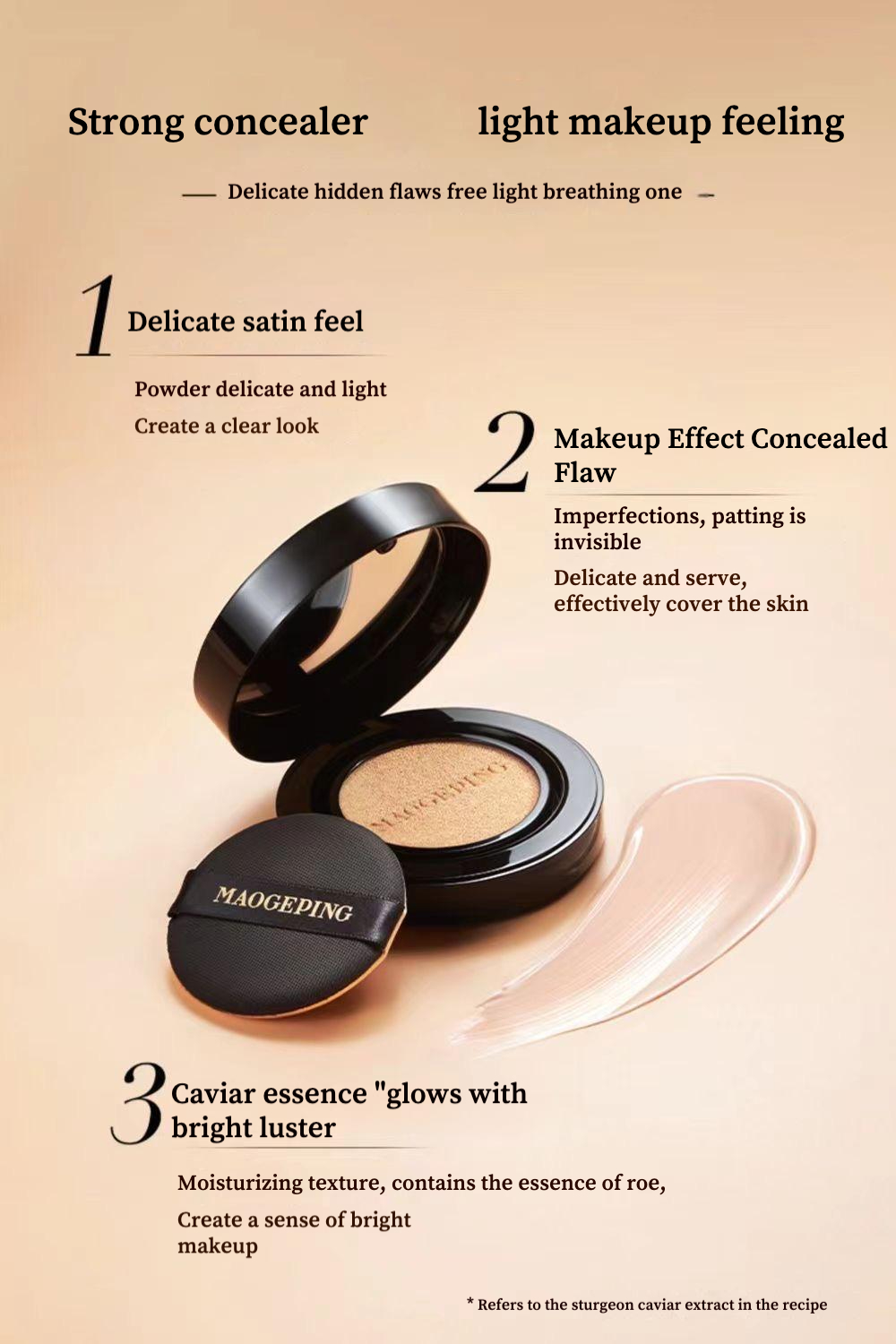 Maogeping Air Cushion Роскошна – обзор и цена Luxury Skincare Makeup