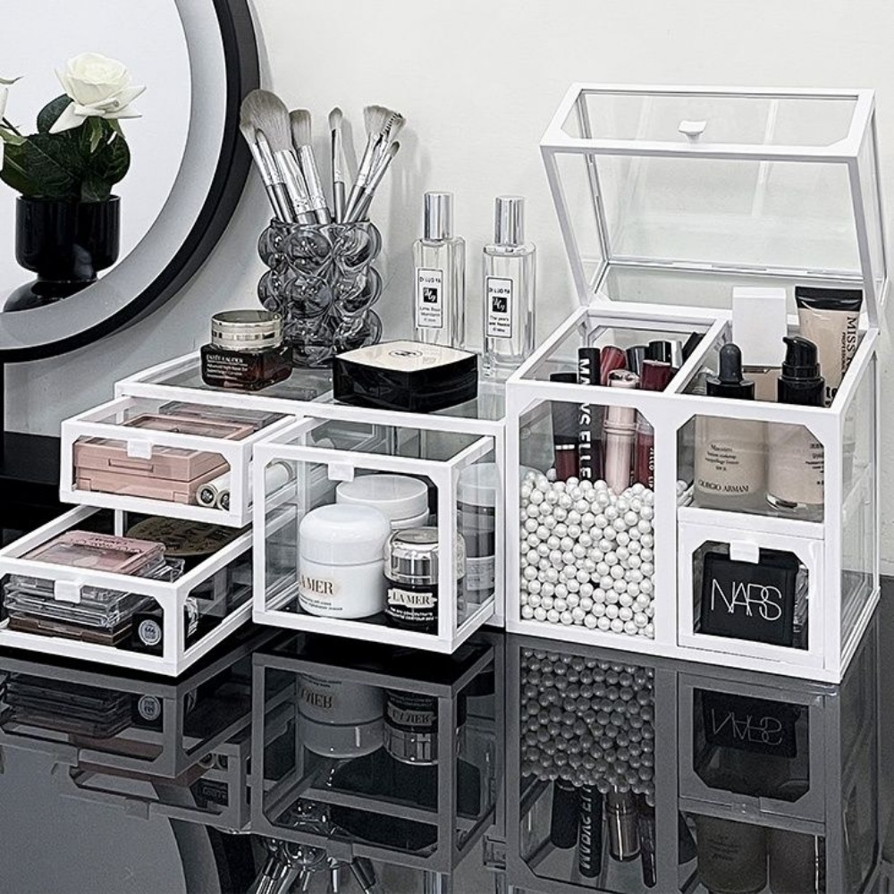 Стеклянная коробка для хранени – обзор и цена Luxury High End Skincare